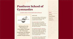 Desktop Screenshot of pantheongymnastics.com